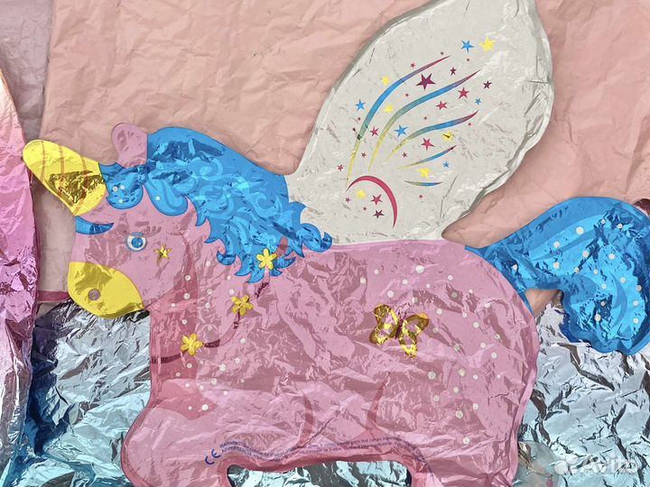 Шары воздушные фольгированные б/у 8шт