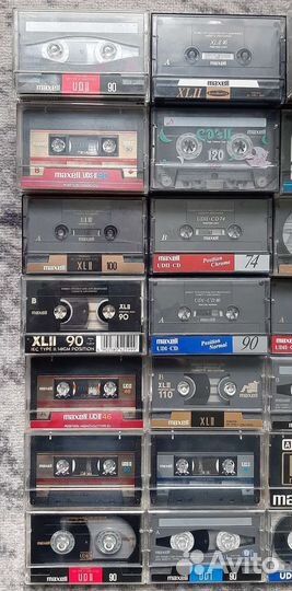 Аудиокассеты maxell хром, норма