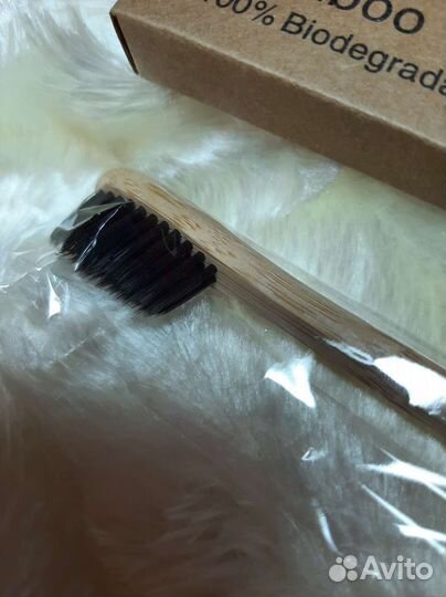 Экологическая деревяная бамбуковая зубная щётка