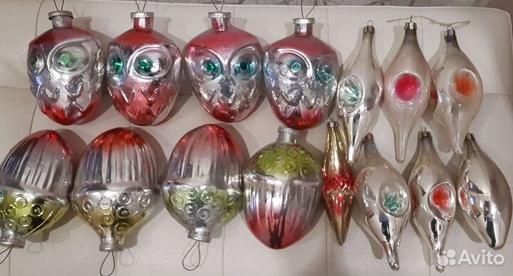 Елочные игрушки СССР советские