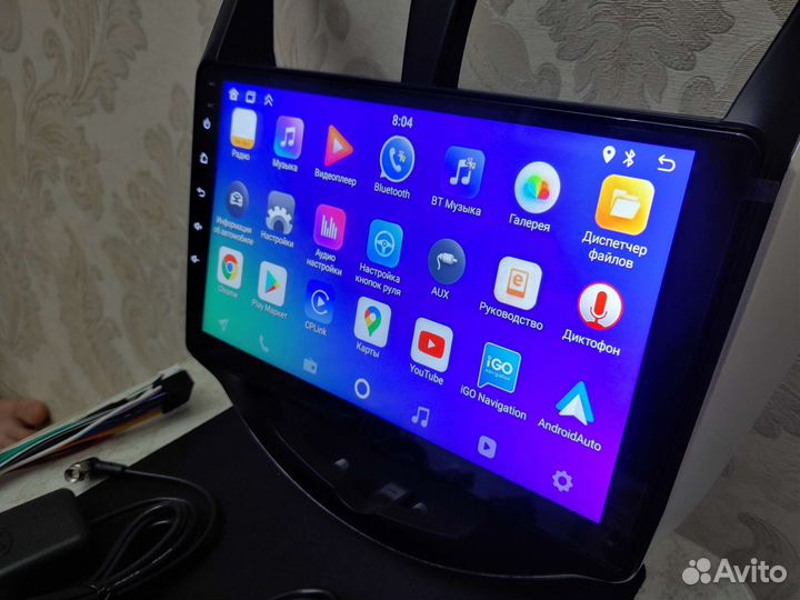 Магнитола 2 din android 9 дюймов hyundai solaris