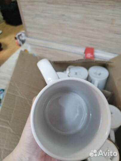 Кружки белые