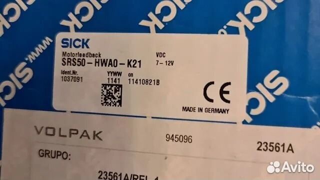Инкрементальные, Абсолютные энкодеры Sick