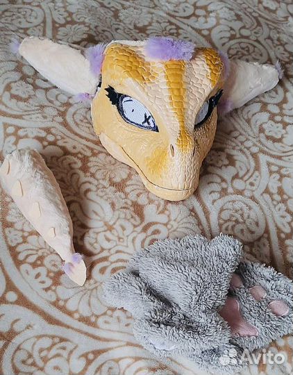 Маска раптора фурри