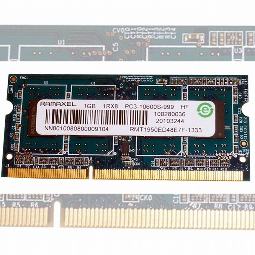 [RMT1950ED48E7F-1333] Оперативная Память Ramaxel 1gb Rmt1950ed48e7f-1333