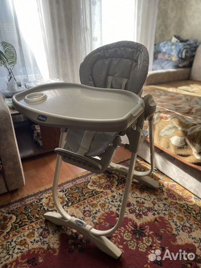 Стульчик для кормления chicco polly