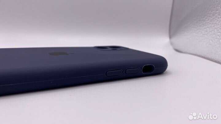 Чехол на iPhone 11 Silicon Case Dark Blue