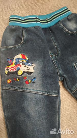 Джинсы утепленные