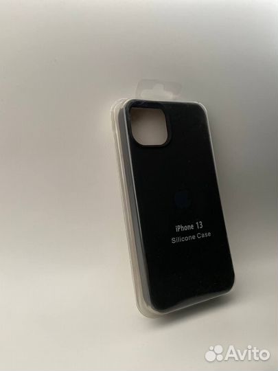 Силиконовый чехол на iPhone 13 Черный