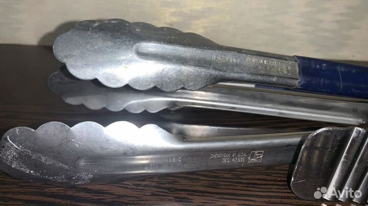 Щипцы для мяса металические пластмассовые