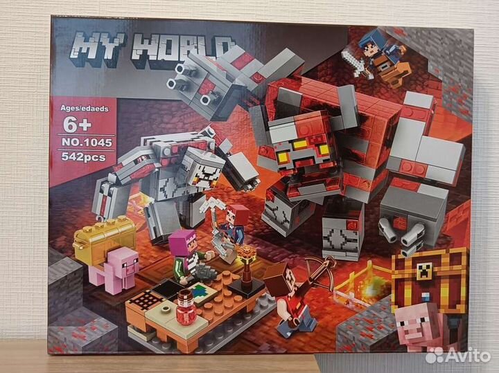 Аналог Lego Minecraft Битва за красную пыль