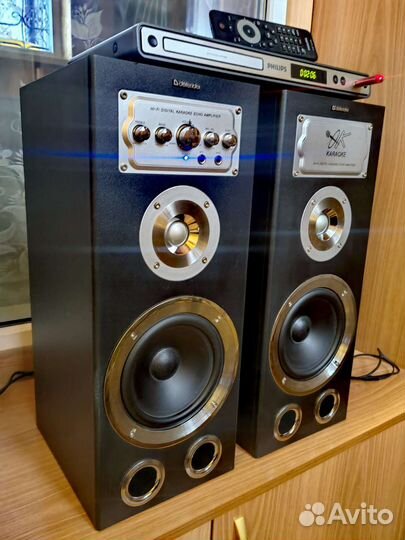 Активные акустические колонки Karaoke, двд USB