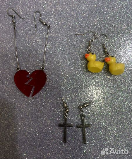 Бижутерия с алиэкспресса/ джоджо/ утки/ крест/JoJo