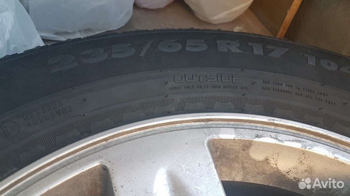 Комплект 235/65/17 Лето