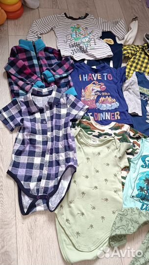 Одежда на мальчика 86 92 пакетом