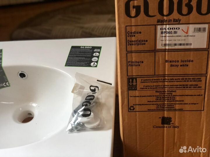 Раковины Kerasan 7742 и CeramicaGlodo BP060 Италия