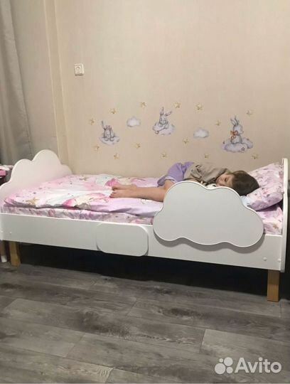 Детская кровать новая от 3 лет с бортиками