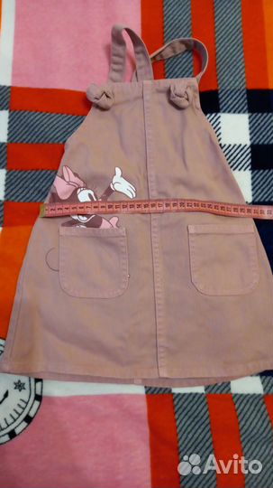 Джинсовый сарафан для девочки 104