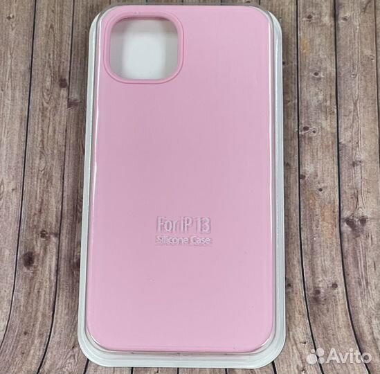Чexoл нaкладкa для iРhonе 13 розовый
