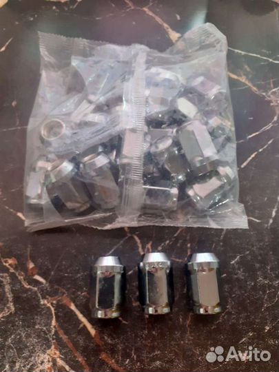 Гайка колесная хром 12*1,5