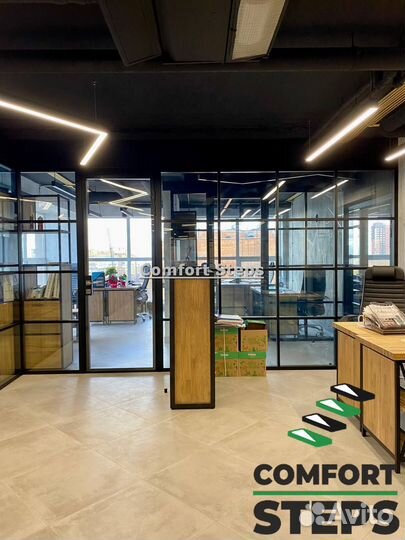 Стеклянные офисные перегородки