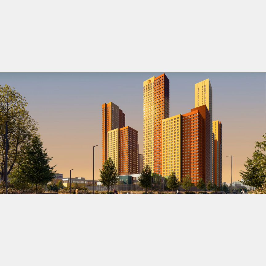 2-к. квартира, 77,8 м², 27/45 эт.