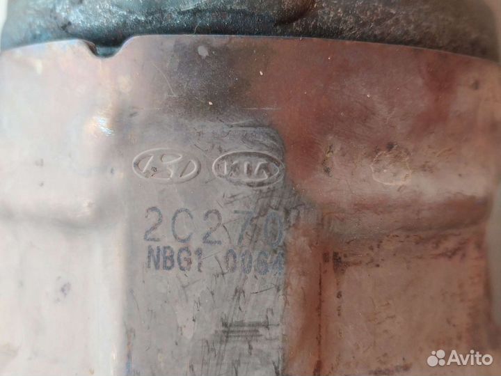 Выпускной коллектор kia stinger 2019год