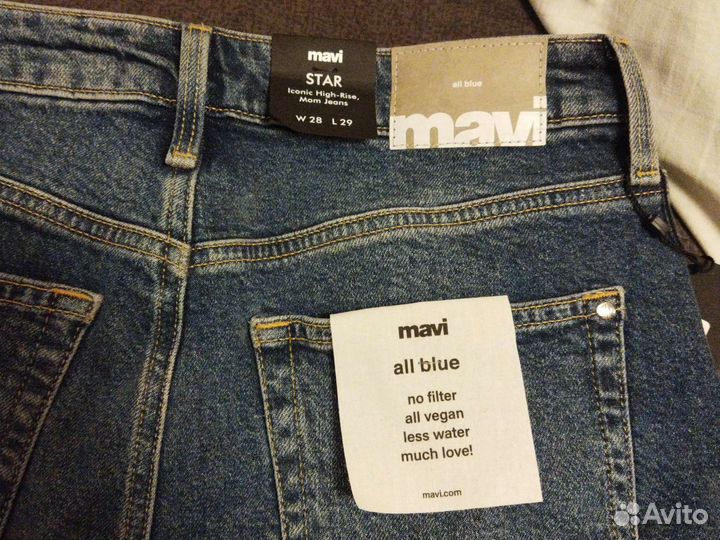 Новые мом джинсы Mavi w28 l29 женские