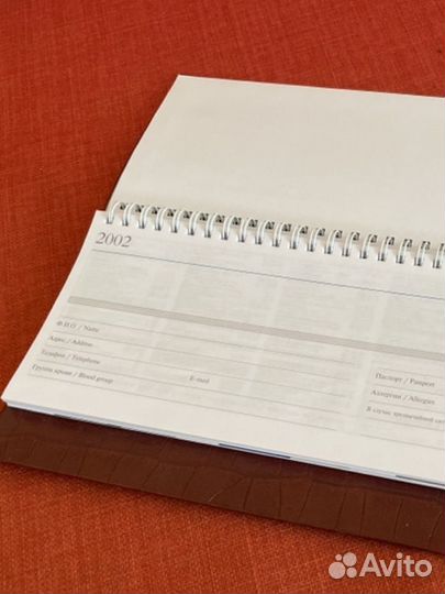 Ежедневник настольный на 2002 год Almas