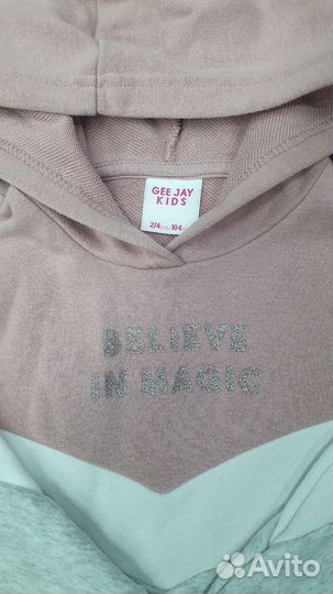 Толстовка пайта кофта девочки 98 104