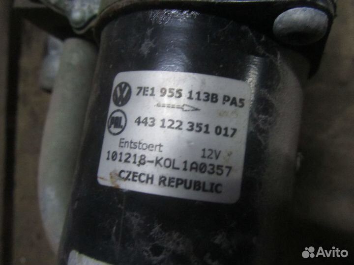 Моторчик передних стеклоочистителей Transporter t5