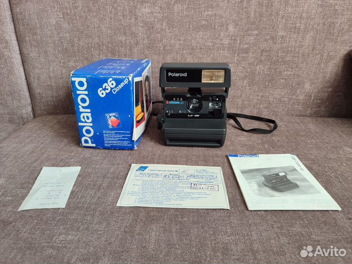 Винтажный фотоаппарат Polaroid 636