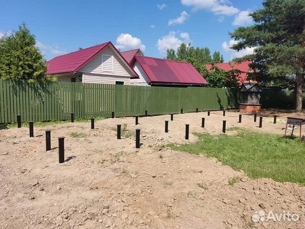 Винтовые сваи Подъем дома