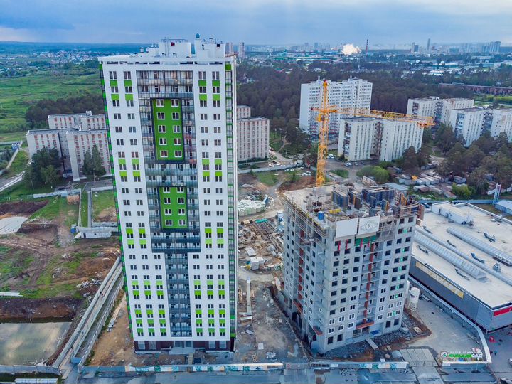 3-к. квартира, 76,4 м², 1/25 эт.