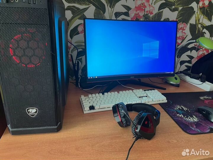 Игровой компьютер с монитором, цена договорная