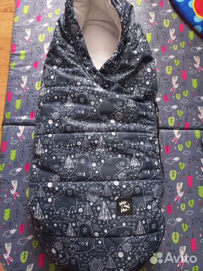 Зимний конверт в коляску