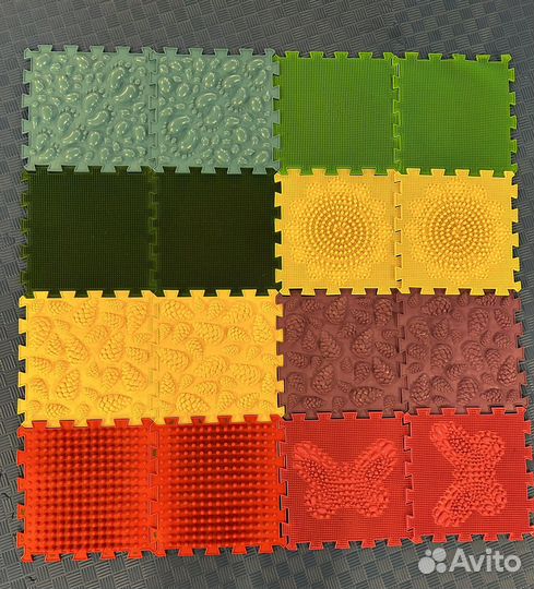 Массажный коврик орто пазл