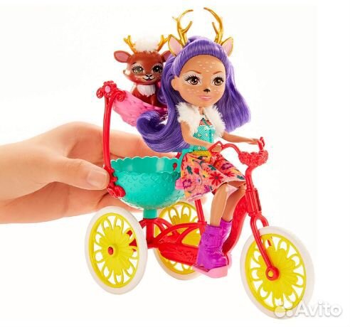 Enchantimals Прогулка на велосипеде Данэссы Оленя