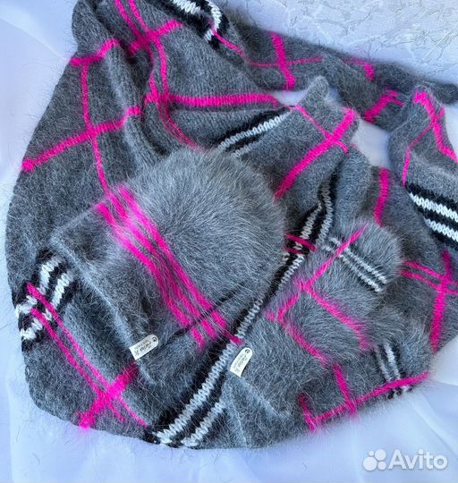 Шапка варежки косынка-бактус