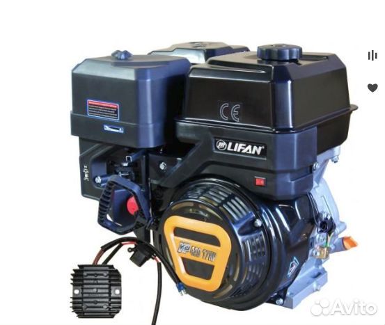 Двигатель lifan (17 л.с, катушка 11А, d вала 25мм)