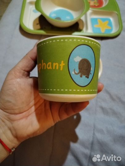 Детская посуда из бамбука