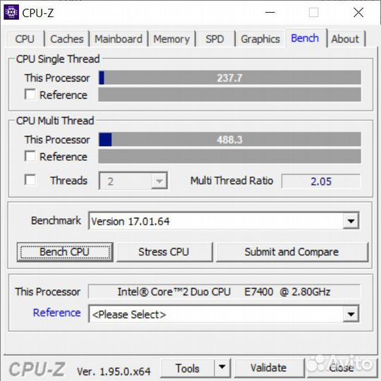 Системный блок Core 2 Duo E7400/4GB RAM/120GB SSD
