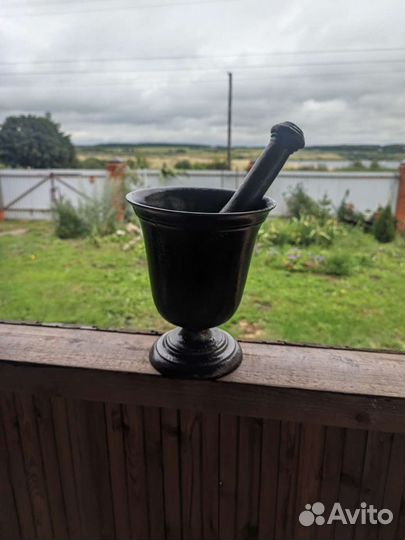 Ступка с пестиком реставрирована