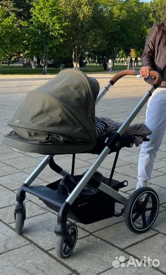 Коляска 2 в 1 Cybex balios s lux Classic beige