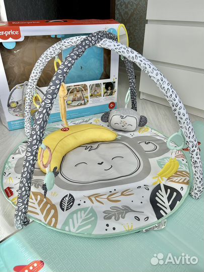 Развивающий коврик fisher price обезьянка
