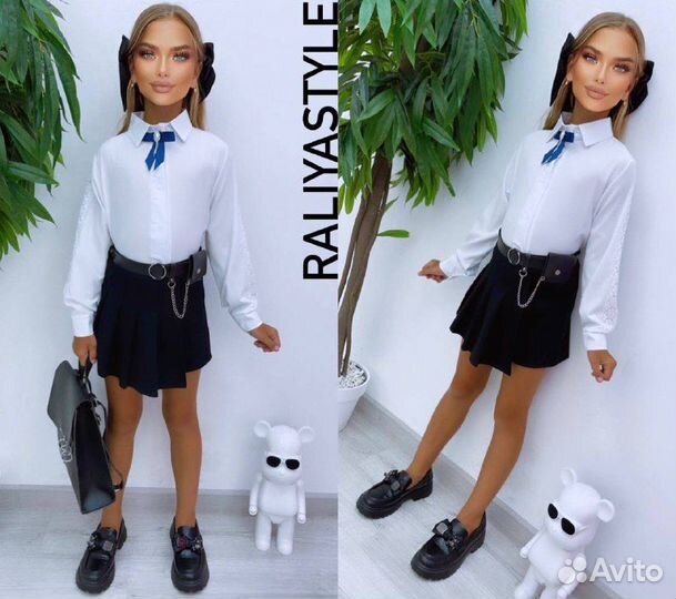 Белая блузка на 6 лет