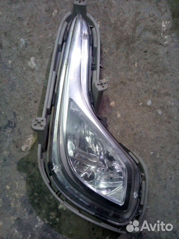 Противотуманная фара на hyundai solaris