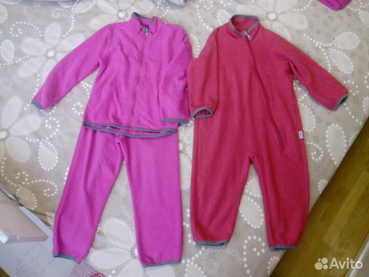 Флисовая поддева lassie р.86 и 98