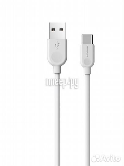 Borofone BX14 USB - Type-C 1m White 6957531089995