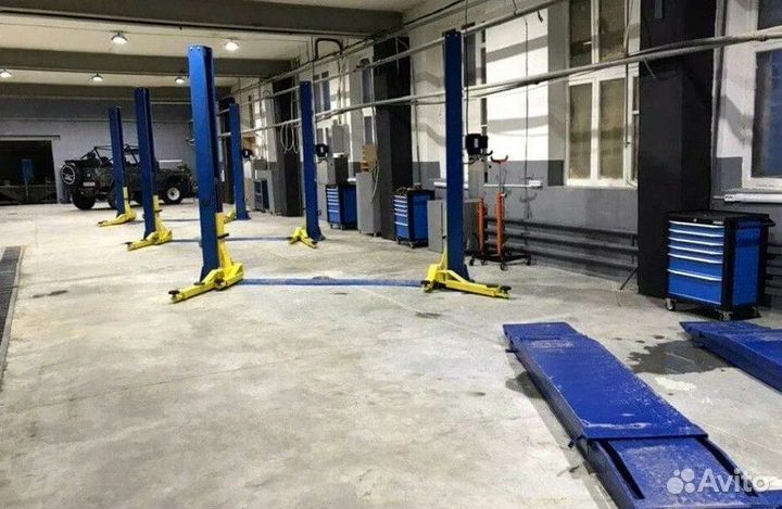 Автосервис на 4 подъемника в топовой локации